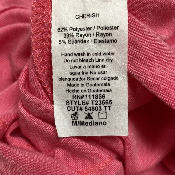 Cherish Dolman Sleeve V-Neck Top 💗 Pink - Picture 13 of 13